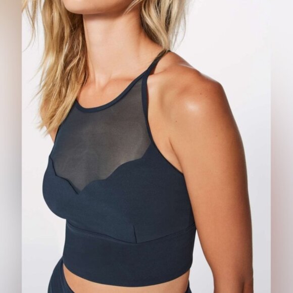lululemon athletica Other - NWOT - Lululemon Athletica - Adore Your Core - Navy - Mesh Sports Bra - Size 4